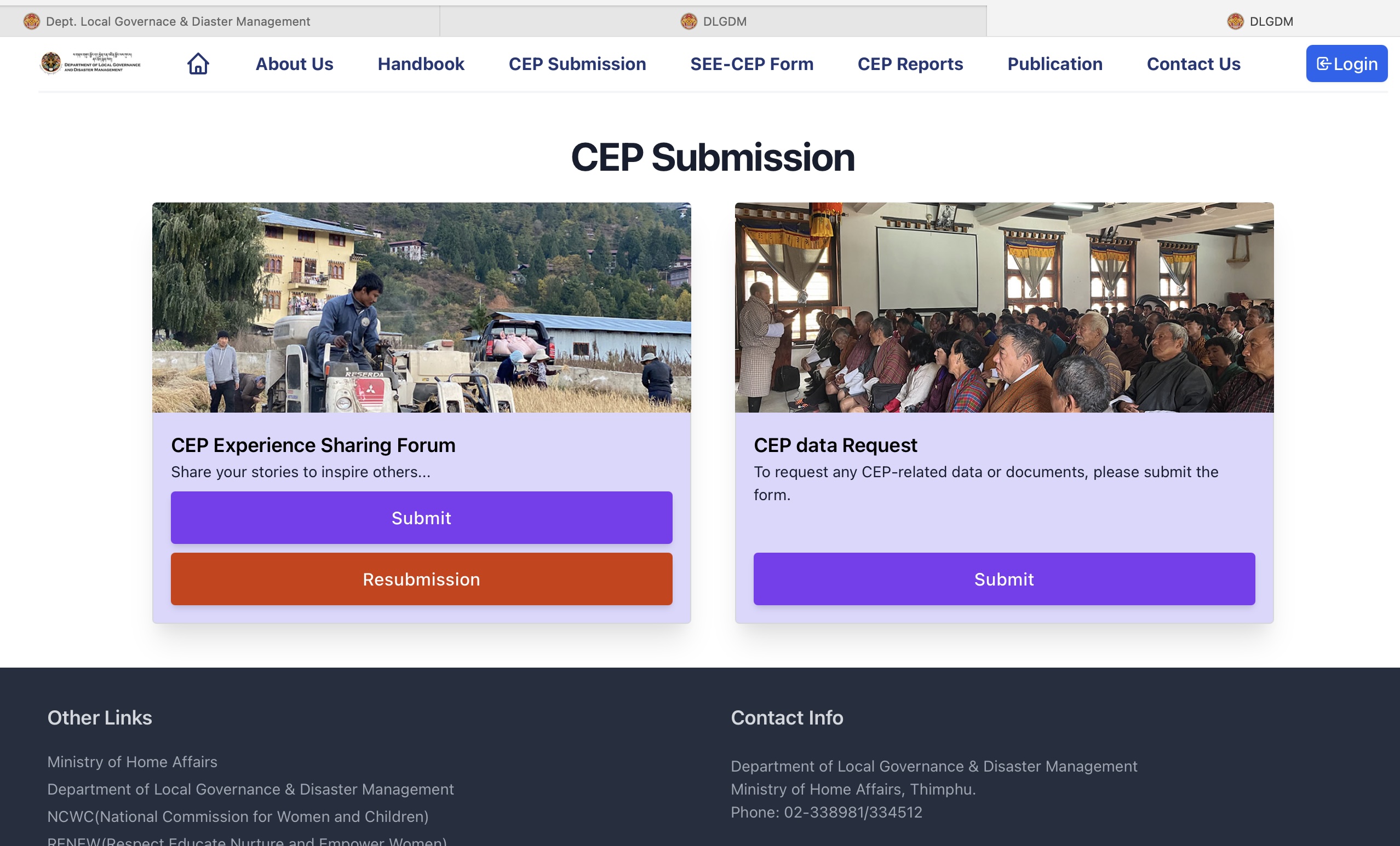 Online CEP web-portal revamped