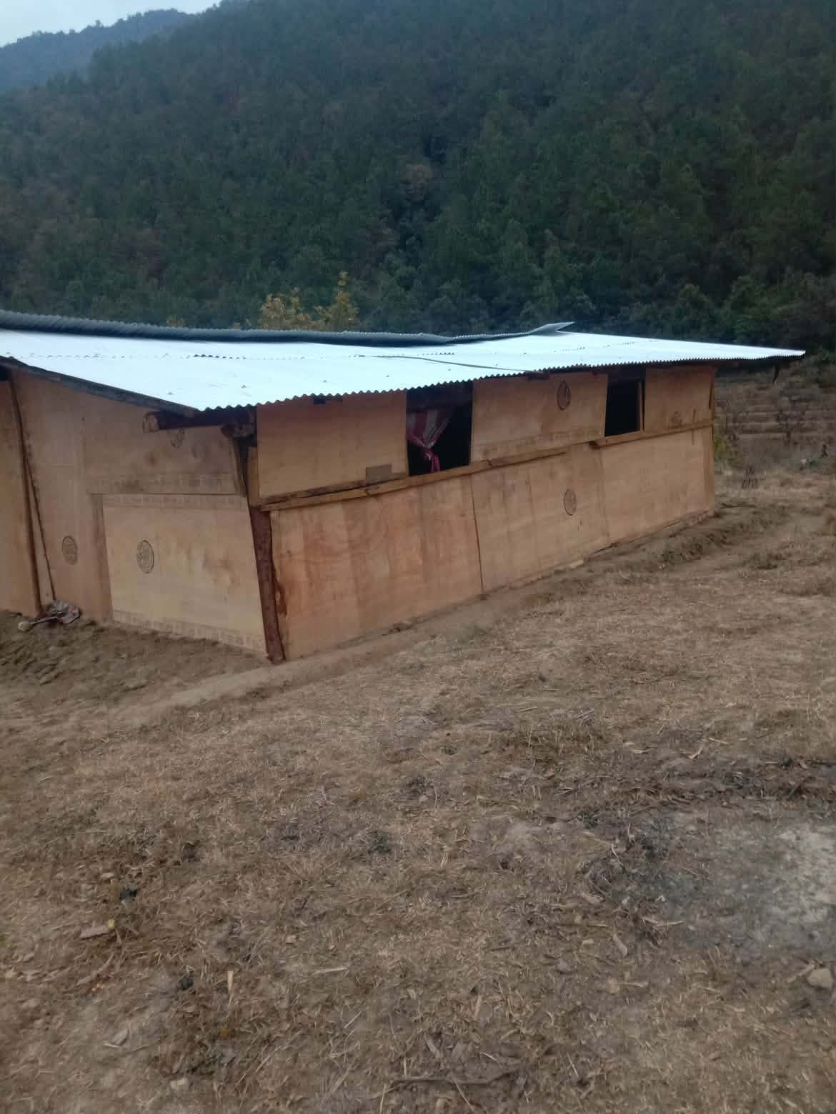CEPs build a shelter house for a homeless