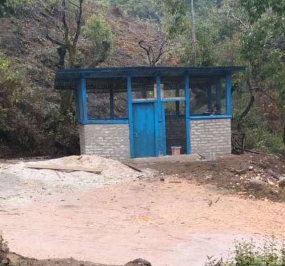 Developing of waste segregation shed